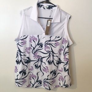 Lopez Plus Women’s Shirt NEW Size 1X Performance apparel  moisture Wicking DeLux